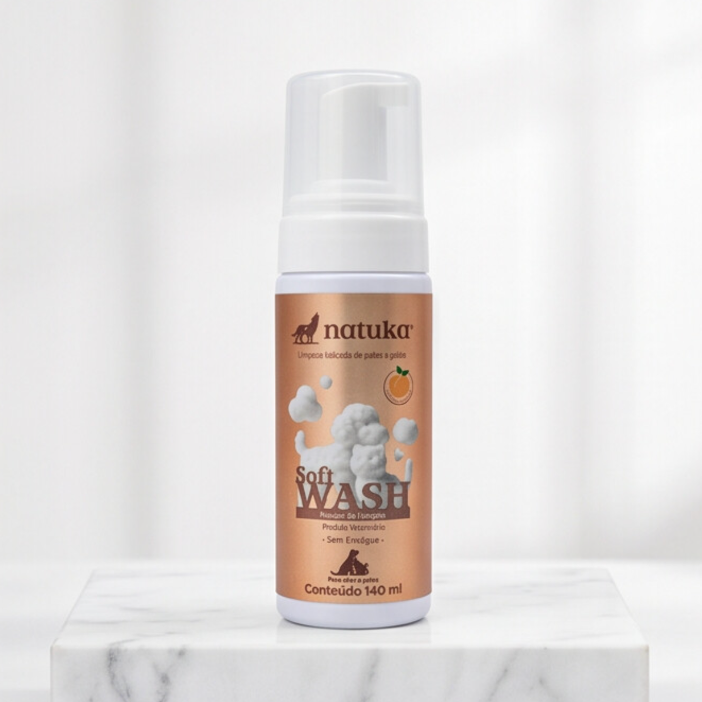 Mousse de Limpeza Pet Sem Enxágue Nano Prata | Natuka SoftWash
