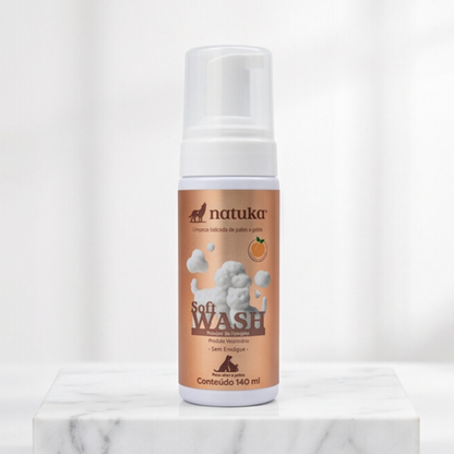 Mousse de Limpeza Pet Sem Enxágue Nano Prata | Natuka SoftWash