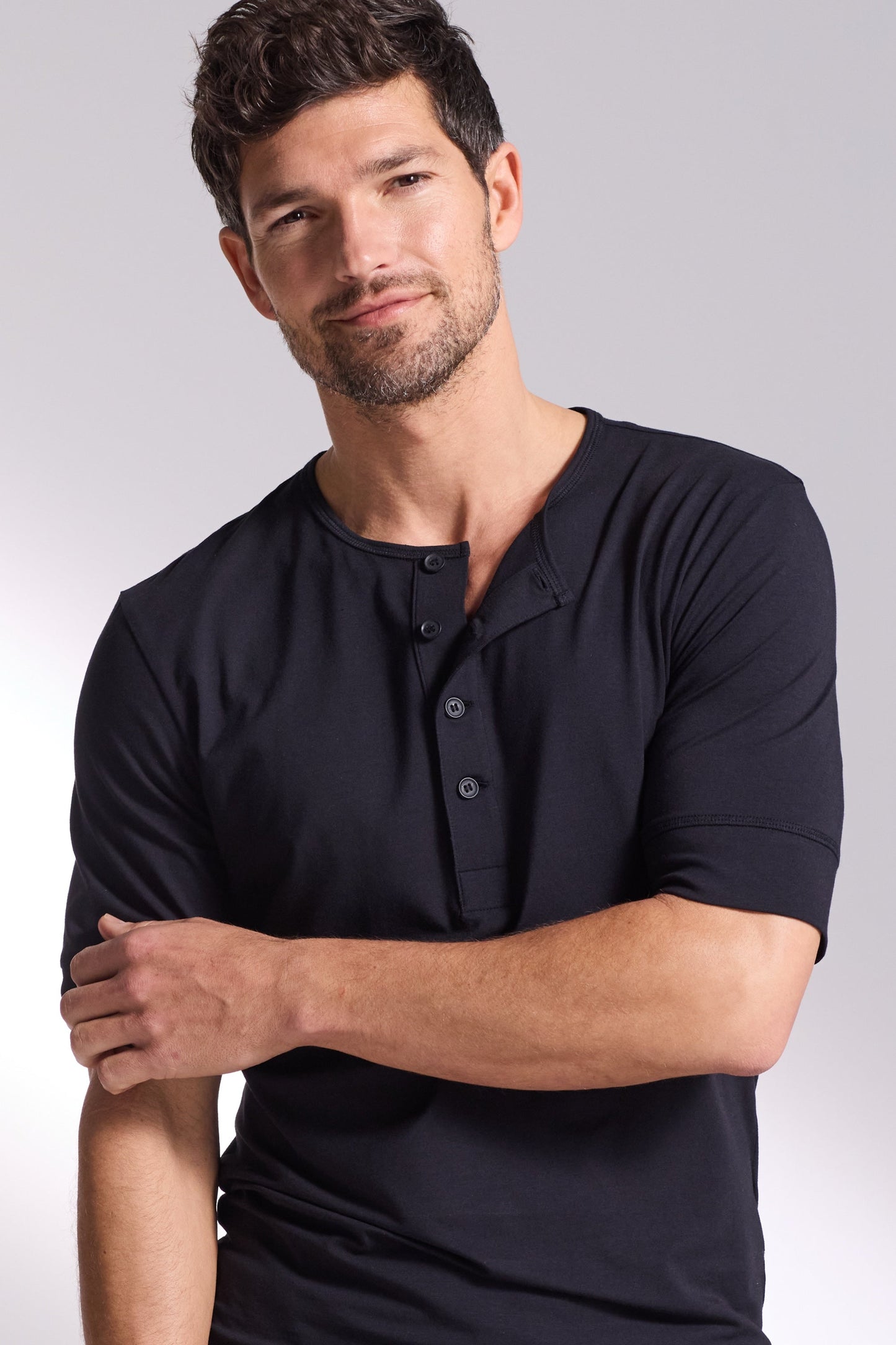 Premium Pyjama Henley Tee