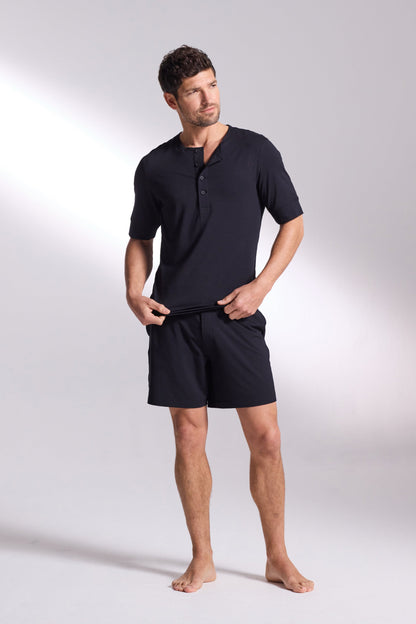 Premium Pyjama Henley Tee