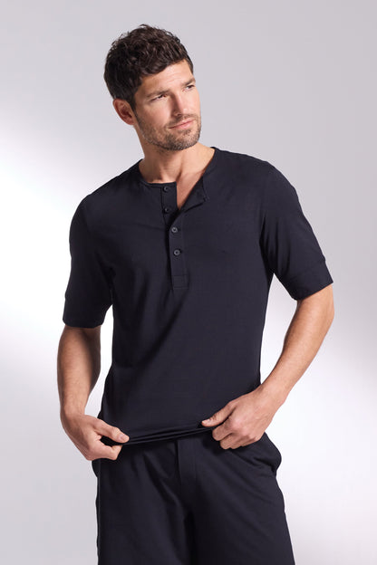 Premium Pyjama Henley Tee Set