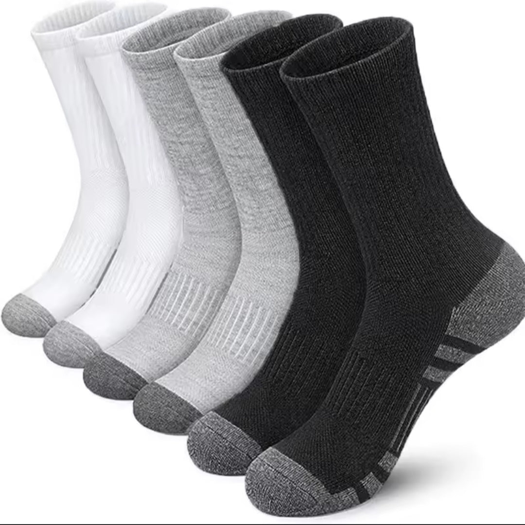 Cotton Crew Socks – 3 Pairs Box