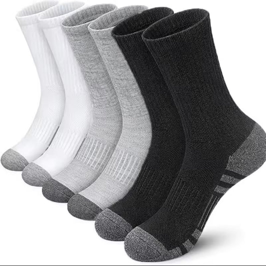 Cotton Crew Socks – 3 Pairs Box